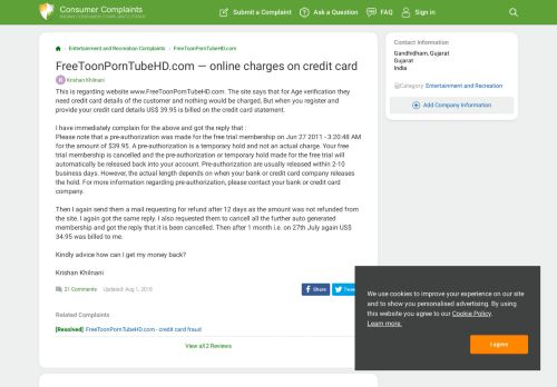 
                            12. FreeToonPornTubeHD.com — online charges on credit card