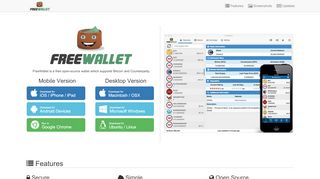 
                            3. FreeWallet - Free Wallet for Bitcoin and Counterparty