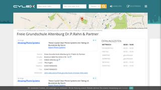 
                            10. Freie Grundschule Altenburg Dr.P.Rahn & Partner - Öffnungszeiten