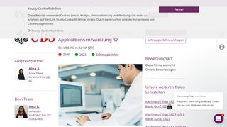 
                            8. Freie Lehrstelle als Informatiker/in EFZ Applikationsentwicklung ...