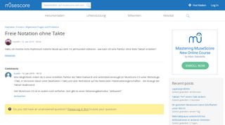 
                            8. Freie Notation ohne Takte | MuseScore