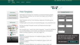 
                            5. Freie Templates - CMS-LAB