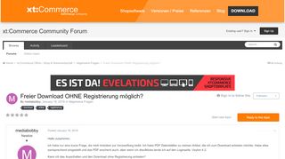 
                            11. Freier Download OHNE Registrierung möglich? - Allgemeine Fragen ...