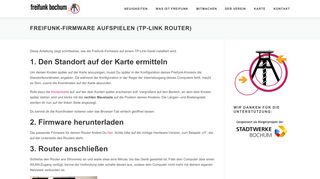 
                            13. Freifunk-Firmware aufspielen (TP-Link Router) | Freifunk Bochum