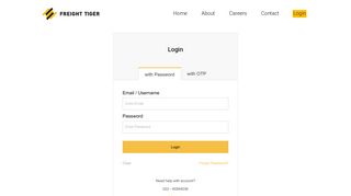 
                            1. Freight Tiger | Login