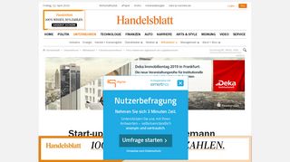 
                            12. Freighthub: Start-up-Gründer Ferry Heilemann ... - Handelsblatt