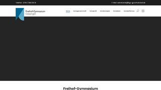 
                            1. Freihof-Gymnasium: Home