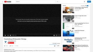 
                            11. Freischaltung VR-SecureGo TAN-App - YouTube