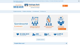 
                            5. Freisinger Bank - Viele schaffen mehr - Startseite