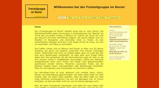 
                            3. Freizeitgruppe im Revier - Willkommen