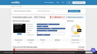 
                            12. freizeitmodel.com | SEO Bewertung | Seobility.net