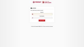 
                            6. FREMAP - Portal del Empleado - Login