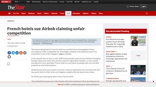 
                            12. French hotels sue Airbnb claiming unfair competition - Tech News ...