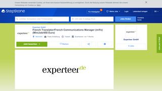 
                            9. French Translator/French Communications Manager (m/f/x) (MiniJob ...