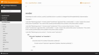 
                            3. f:render — A TYPO3 Extbase and Fluid Guide latest documentation