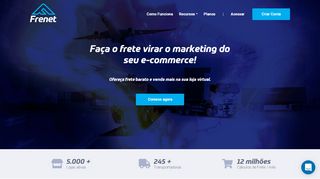 
                            10. Frenet - Gateway de fretes para e-commerce