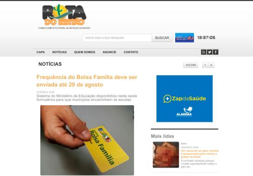 
                            6. Frequência do Bolsa Família deve ser enviada até 29 de agosto | Rota ...