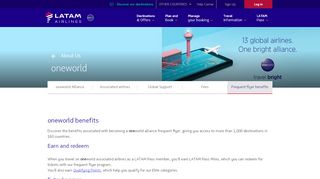 
                            12. Frequent Flyer Benefits - LATAM Airlines
