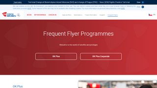
                            1. Frequent Flyers | Czech Airlines - České aerolinie