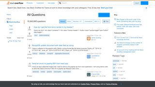 
                            10. Frequent Questions - Page 27780 - Stack Overflow