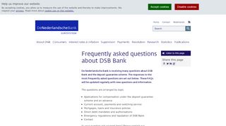 
                            13. Frequently asked questions about DSB Bank - De Nederlandsche Bank