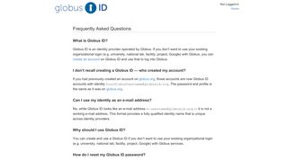 
                            12. Frequently Asked Questions about Globus ID