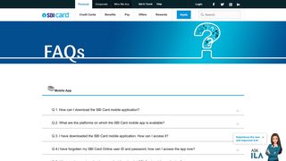 
                            11. Frequently Asked Questions about Go Mobile Service | SBI Card