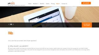 
                            5. Frequently Asked Questions about jobSAFE Health & Safety Software