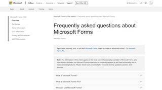 
                            12. Frequently asked questions about Microsoft Forms - Office ...