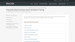 
                            7. Frequently Asked Questions About Montessori Training - Montitute