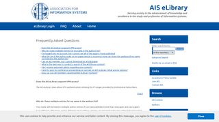 
                            5. Frequently Asked Questions | AIS Electronic Library (AISeL ...