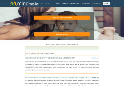 
                            6. FREQUENTLY ASKED QUESTIONS BY FAMILIES - MindMe.ie