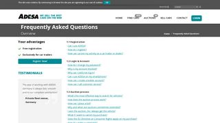 
                            4. Frequently asked questions - CarsOnTheWeb