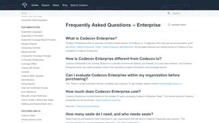
                            2. Frequently Asked Questions - Codecov docs