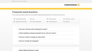 
                            13. Frequently Asked Questions - Commerzbank