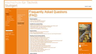 
                            9. Frequently Asked Questions (FAQ) - HFT Stuttgart