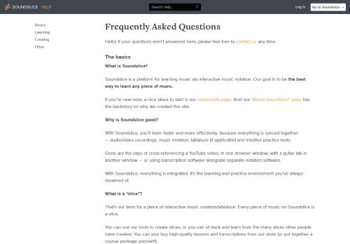 
                            13. Frequently Asked Questions (FAQ) | Soundslice