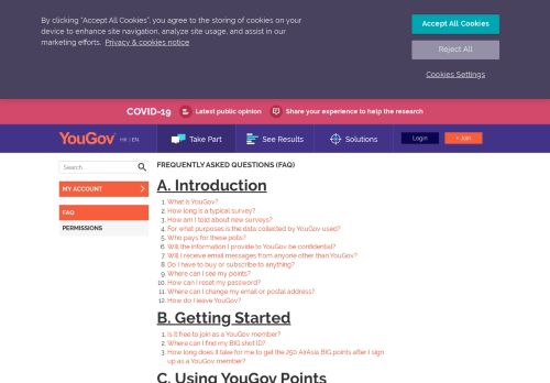 
                            8. Frequently Asked Questions (FAQ) - YouGov | FAQ
