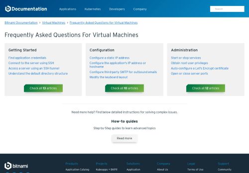 
                            6. Frequently Asked Questions for Virtual Machines - Bitnami ...