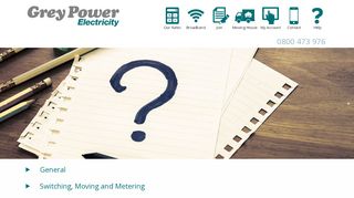 
                            3. Frequently Asked Questions - Grey Power Electricity