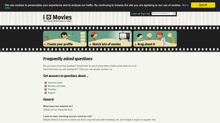 
                            4. Frequently asked questions - iCheckMovies.com