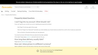 
                            11. Frequently Asked Questions | LoveKnitting
