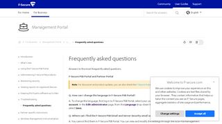 
                            6. Frequently asked questions | Management Portal | Latest | F-Secure ...