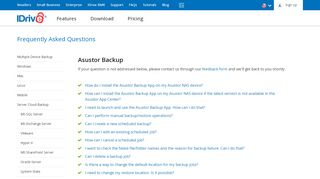 
                            9. Frequently asked questions on NAS Backup – IDrive® Asustor Backup ...