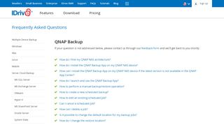 
                            8. Frequently asked questions on NAS Backup – IDrive® QNAP ...