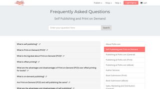 
                            8. Frequently Asked Questions | Pothi.com
