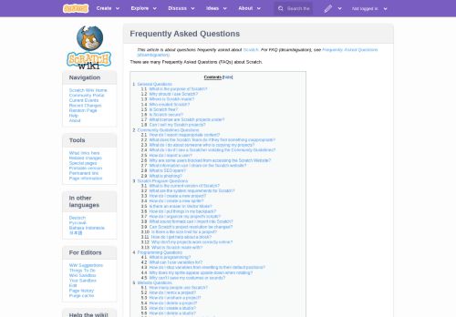 
                            12. Frequently Asked Questions - Scratch Wiki