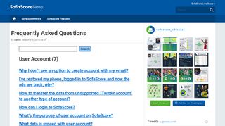 
                            5. Frequently Asked Questions - SofaScore