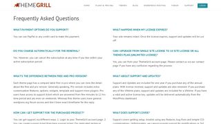 
                            6. Frequently Asked Questions - ThemeGrill