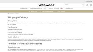 
                            7. Frequently Asked Questions - Vero Moda